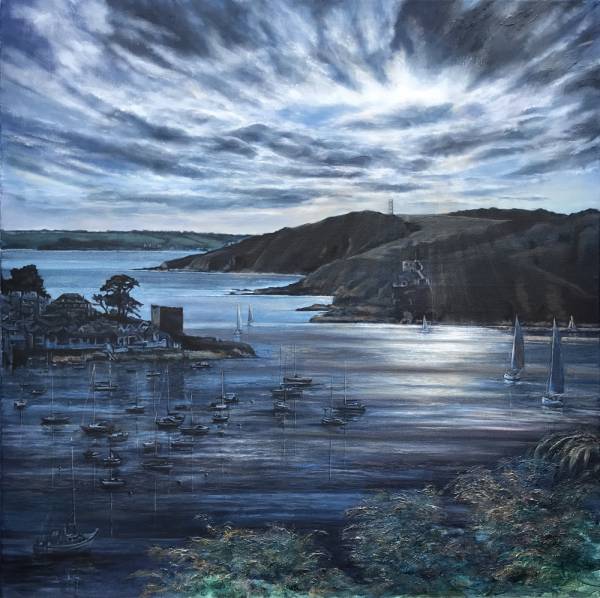 - Acrylic on Canvas, Painting by Catriona MacEachen, measuring 79 x 79 cm (H x W) framed at 99 x 99 cm £2500